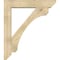 Ekena Millwork Legacy Slat Rough Sawn Bracket w/ Offset Brace, Douglas Fir, 8"W x 42"D x 48"H BKT0806X42X48LEC06RDF - alternate 2
